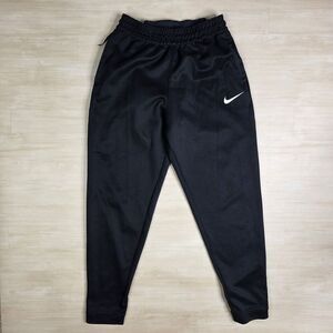Nike Tech Fleece Therma-Fit Joggers Black Sweatpants Zip Pocket Size Medium